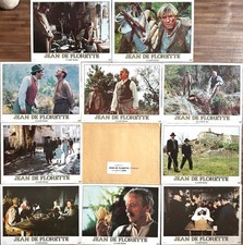 Jeu de 10 Photos JEAN DE FLORETTE Lobby Cards / Claude Berri / Daniel Auteuil