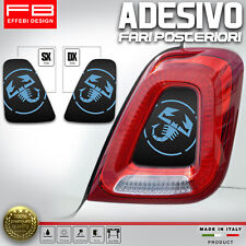 Adhésifs Stickers Fiat 500 Abarth 595 695 Courses Phares Carbone Look, Tuning