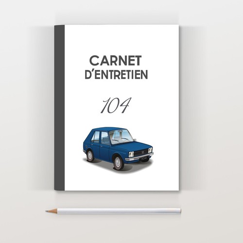 Carnet entretien peugeot 104 - carnet,