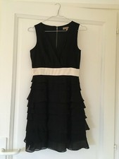 Robe noire Manoukian sans manches XXS 