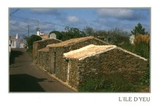 Carte Postale L'Île d'Yeu maison typique de l'île