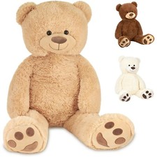 BRUBAKER Peluche géante XXL Ourson Nounours 100 cm Superbe Ours en Peluche