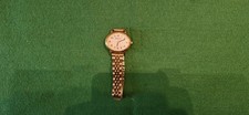 Montre femme Rodania avec bracelet, modèle 26074 toute acier inoxydable plaqué or