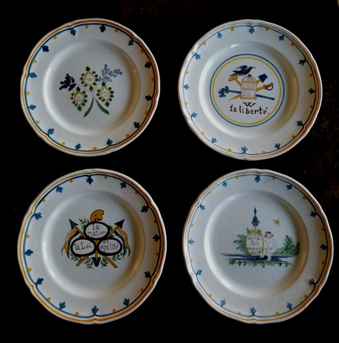 Assiettes révolutionnaires - assiettes,