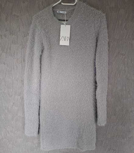 Robe zara gris - zara, 38