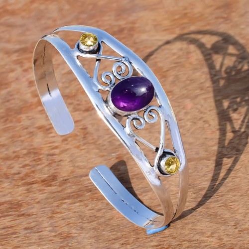 Grand bracelet argent - bracelet, en