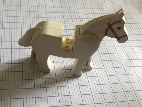 Cheval blanc lego - cheval, ou