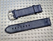 NEUF bracelet montre LIP cuir bleu foncé marine 20 mm