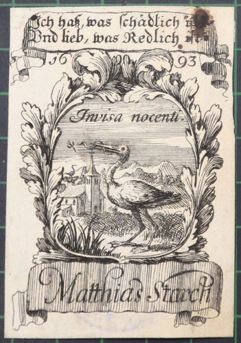 Exlibris libris 1691 - ex,