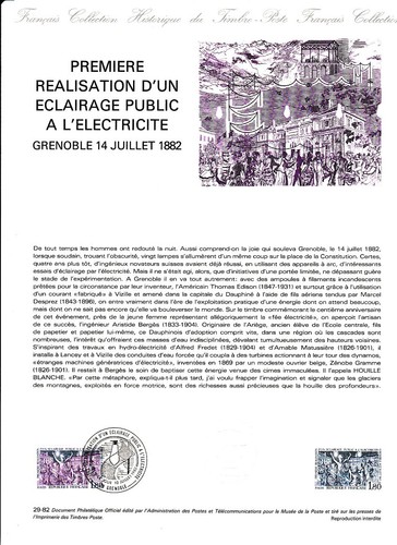 Document philatélique - document,