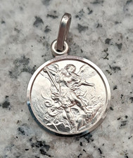 Pendentif médaille en argent