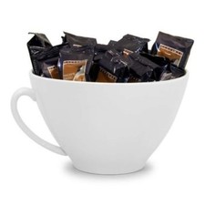 Tasse Porte Sucre 3Lt | Tasse Pour Sachets Ou Capsules Porcelaine Blanche