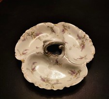 Serviteur Porcelaine Fin 19 Eme Coupe Limoges Art De La Table