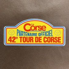 Ancien autocollant vintage « 42e Tour de Corse WRC - Rallye de France » ? 1998