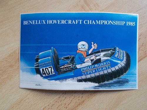 Autocollant benelux hovercraft - benelux,