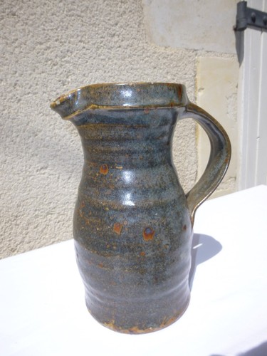 Joli pichet gres emaille - gres,