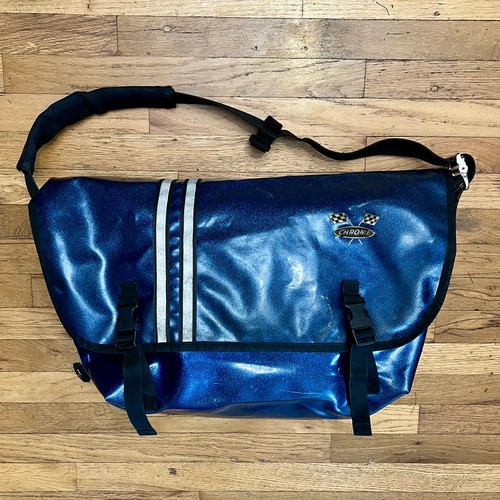 Vintage 90s chrome messenger - chrome,