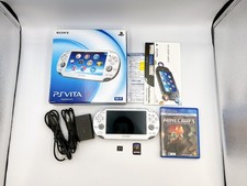 PS Vita PCH-1000 Crystal White Console Box Sony PlayStation 8GB Teseted {Fast}