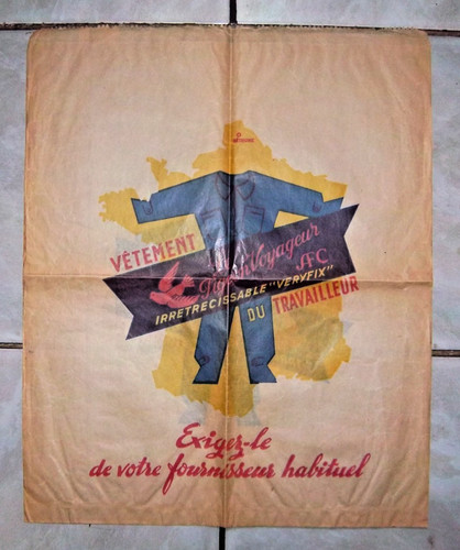 Grand sac papier publicitaire - sac,