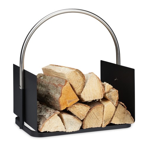 Panier bois cheminée - bois,