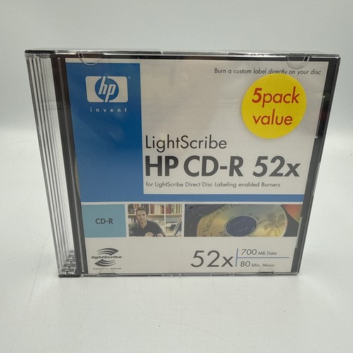 Lightscribe pack r 52x - 5-pack, cd-r