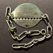 France WW2 Plaque Identité