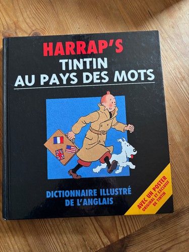 Tintin aupays des mots - des, /