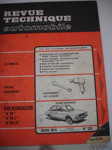 Rta revue technique - rta,
