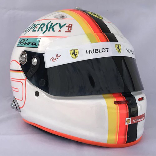 Sebastian vettel 2018 helmet - sebastian,
