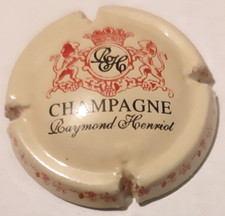 Capsule de Champagne Henriot Raymond crème foncé, rouge et noir