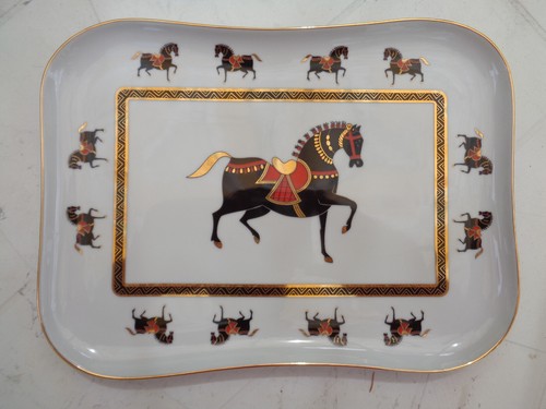 Superbe plat porcelaine - plat,