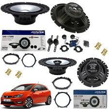 Kit 6 Enceintes Alpine Avant Et Arrière Pour SEAT IBIZA 6J 2008-17