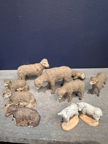 Lot brebis santons - ,