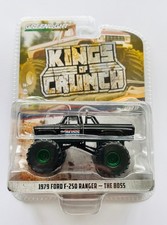 GREENLIGHT, FORD F-250 Ranger 1979 Monster truck avec jantes vertes THE BOSS ...