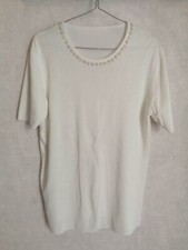 Pull blanc fin viscose