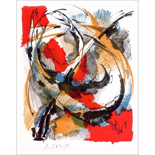 Lersy roger lithographie - lersy,