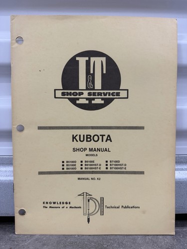 Kubota tractor shop - kubota, service