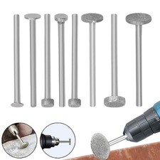 Outils professionnels de sculpture pierre de jade lot de 2 bavures tête de meul