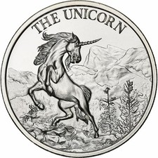 [#1115145] United States, 1 Oz, The Unicorn, 2010, Intaglio Mint, Silver, MS