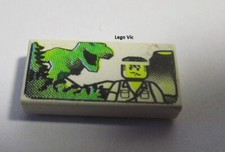 Lego 3069px16 Tile 1x2 White