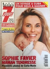 TELE 7 JOURS 1839 SOPHIE FAVIER STEPFANIE KRAMER JOHN KENNEDY MICHEL CONSTANTIN