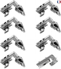 LIKERAINY 90 Degré Crampons Charnière Ø 26mm H4 à Bras Court sans Amortisseur po