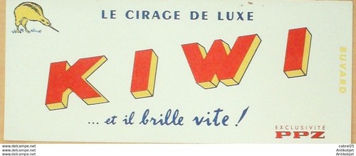 Buvard kiwi cirage - kiwi,