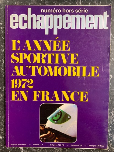Revue echappement hors série - revue, hors-série