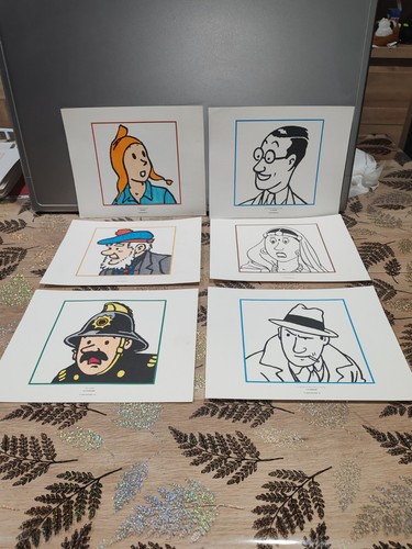 Lot planches tintin - lot, de
