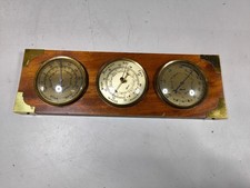 Vintage Baromètre Hygromètre Thermomètre Set - Utilisé, Travail État