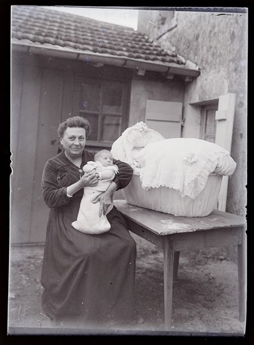 Bébé couffin famille - famille, photo