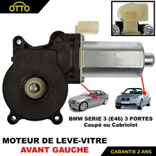 Moteur Electrique Leve Vitre Avant Gauche pour BMW SERIE 3 E46 Coupé Cabriolet