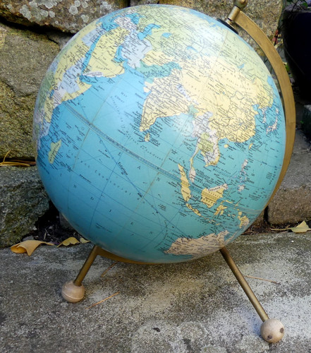 Globe terrestre tripode taride - globe,