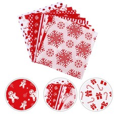 50pcs thème de Noël tissu